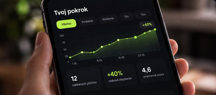 Mobilná aplikácia s grafom pokroku